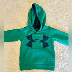 Under Armour kids sweatshirt Teal & Blue size YXS